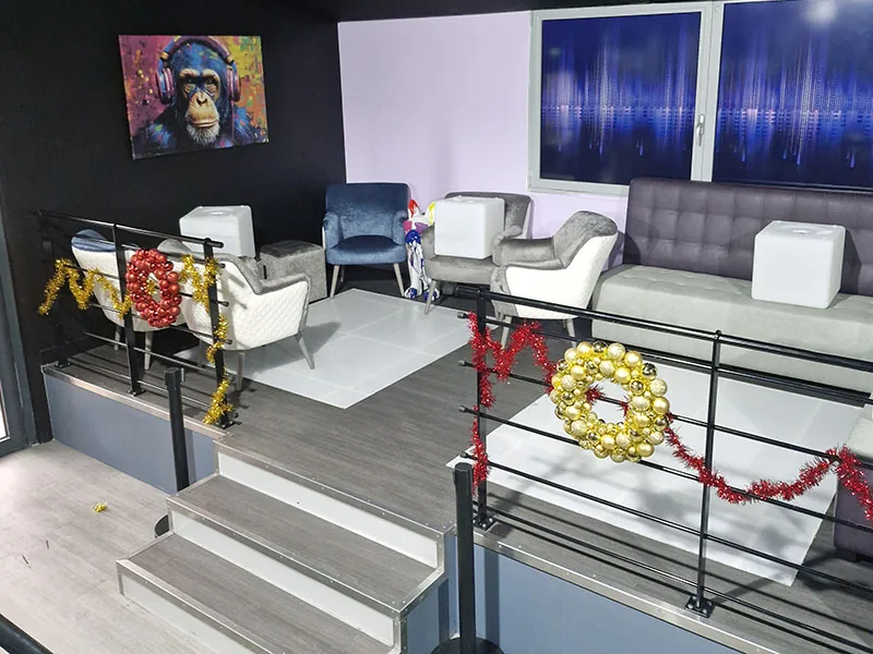 Ambiance du Crystal privatisé
